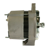Alternator for John Deere tractors, gray metal housing with mounting bracket, 12V 85A, model AL67176
