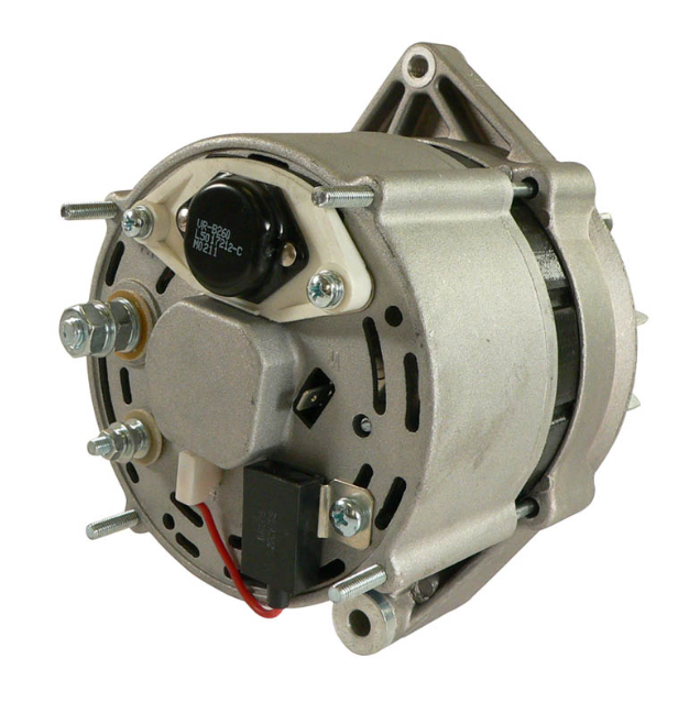 ATV City alternator for John Deere tractors, 12V 85A AL67176, metallic silver