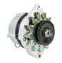 Alternator for John Deere 1030/1130/2240 tractors, 12V 65A, 1970-1993, aluminum housing with black pulley