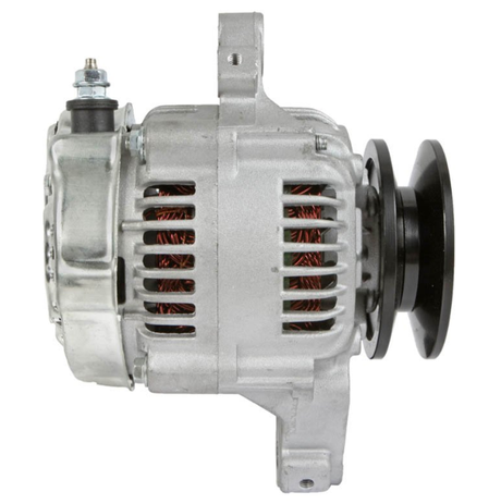 Alternator by DGT Agri, silver metal 12V 60A for John Deere Gator HPX/TS/TX/XUV