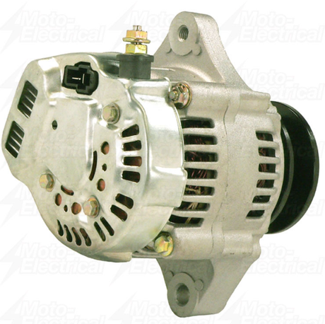 Alternator for John Deere Gator CS/CX Compact Series, 12V 40A, silver housing with black pulley
