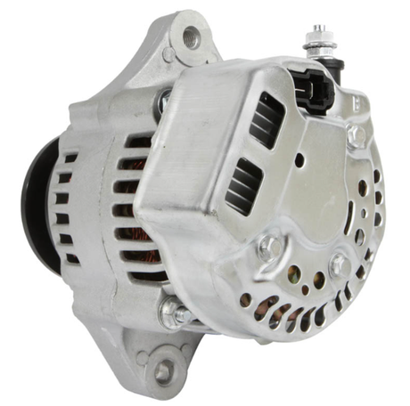 Alternator, 12V 40A, silver aluminum housing for John Deere Gator CS/CX compact series