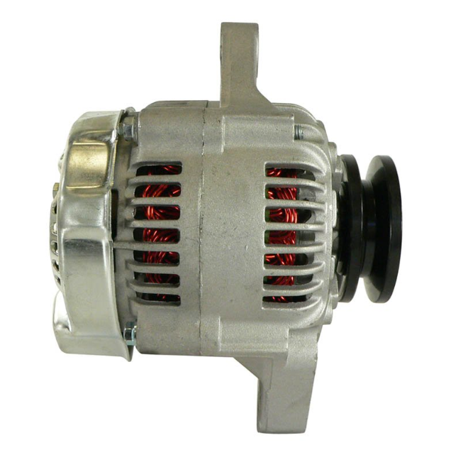 Alternator for John Deere Pro Gator, 12V 55A, silver aluminum body