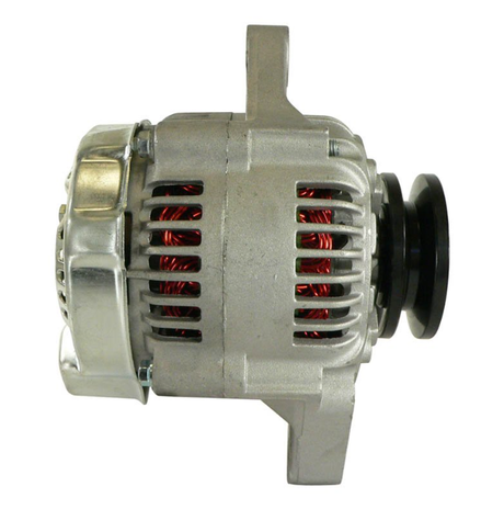Alternator for John Deere Pro Gator, 12V 55A, silver aluminum body