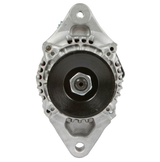 Alternator ATV City, 12V 40A, silver metal body with black pulley