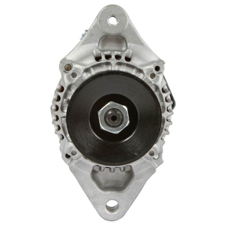 Alternator ATV City, 12V 40A, silver metal body with black pulley