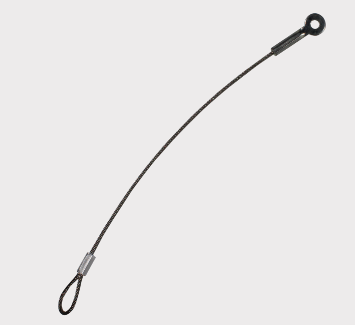 UTV tailgate cable, 370mm, steel loop-end cable for Polaris Ranger 902 (2018–2021) ATV City