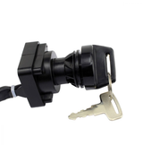 4-Position Ignition Key Switch for Suzuki LTA 700 X KingQuad - black housing with metal key, ATV City