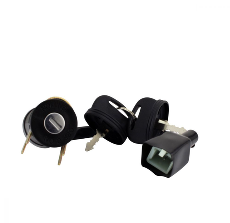 Ignition key switch (2-position) for Polaris Sportsman 90 by ATV City; includes two keys and connector.