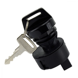 Ignition key switch for Can-Am Outlander 330/400/Rally 175, black plastic housing with key.