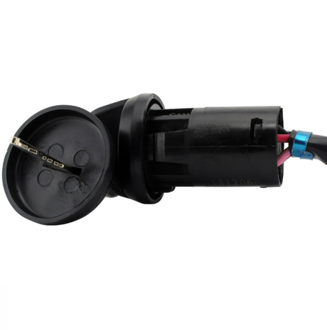 Ignition key switch for Can-Am DS 90/DS 70, 2-position, black plastic housing with wiring