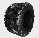 Hyper Mud Claw ATV tire, 6-ply, E-Marked, black off-road tire with aggressive lug tread, 24x10x11