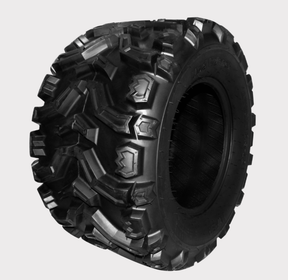Hyper Mud Claw ATV tire, 6-ply, E-Marked, black off-road tire with aggressive lug tread, 24x10x11