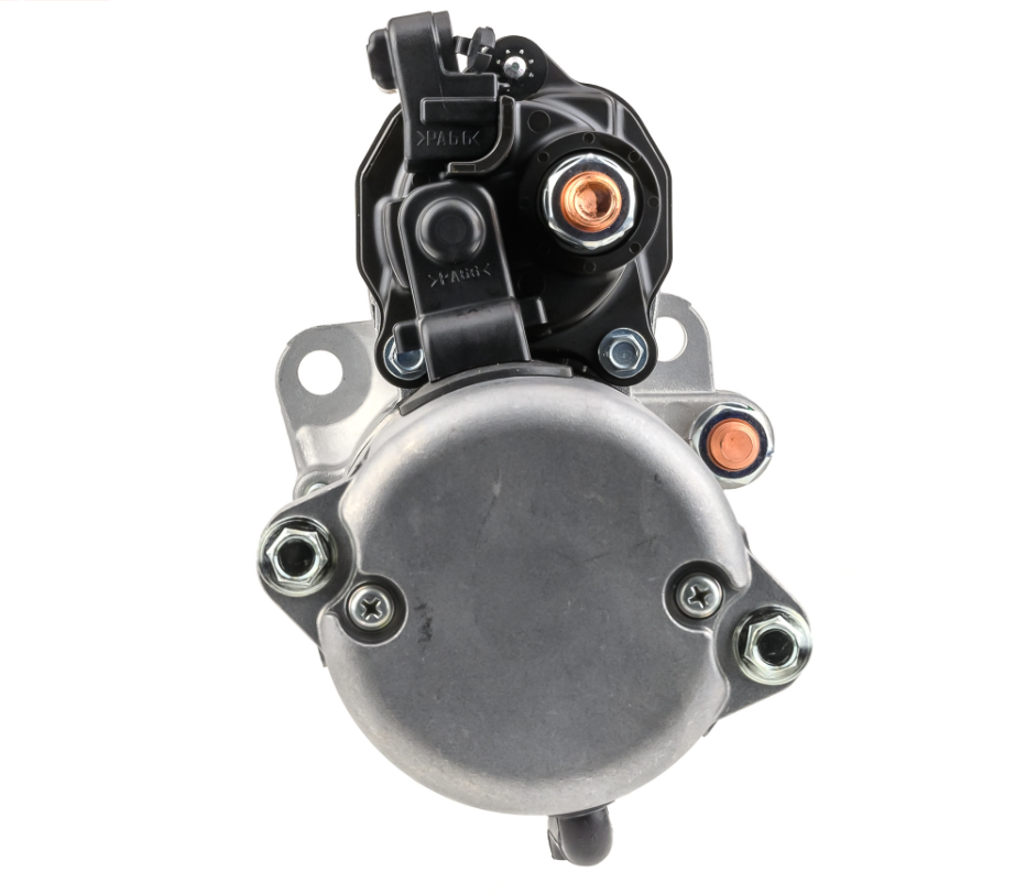 Denso gear-reduction tractor starter motor, 12V 4.8kW, 10-tooth for John Deere 4940.