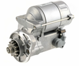 Denso gear-reduction starter motor, 12V 1.4kW, 11-tooth drive for Kubota tractors.