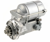 Denso gear-reduction starter motor, 12V 1.4kW, 11-tooth drive for Kubota tractors.