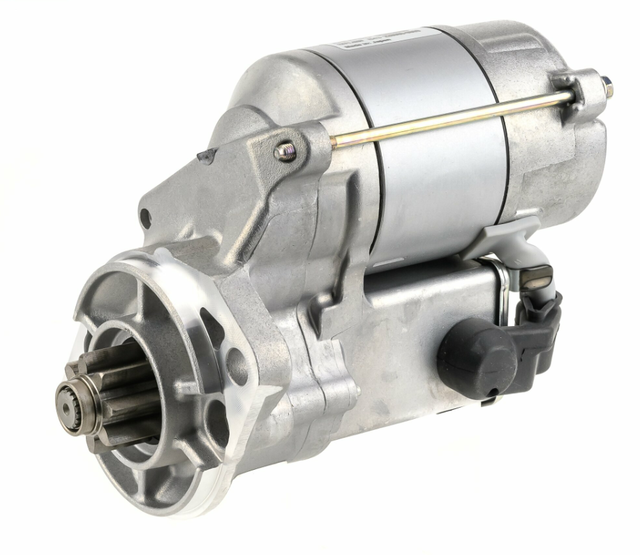 Denso gear reduction tractor starter motor, 12V 1.4kW, 8-tooth Kubota
