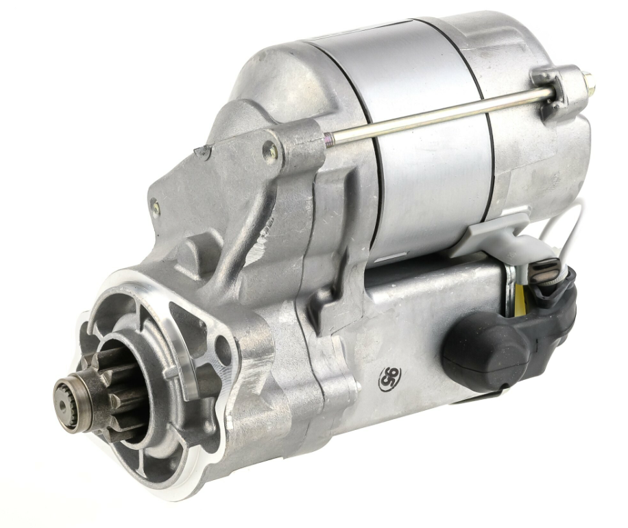 Denso tractor starter motor, gear reduction, 12V 1.2kW, 9-tooth for Kubota