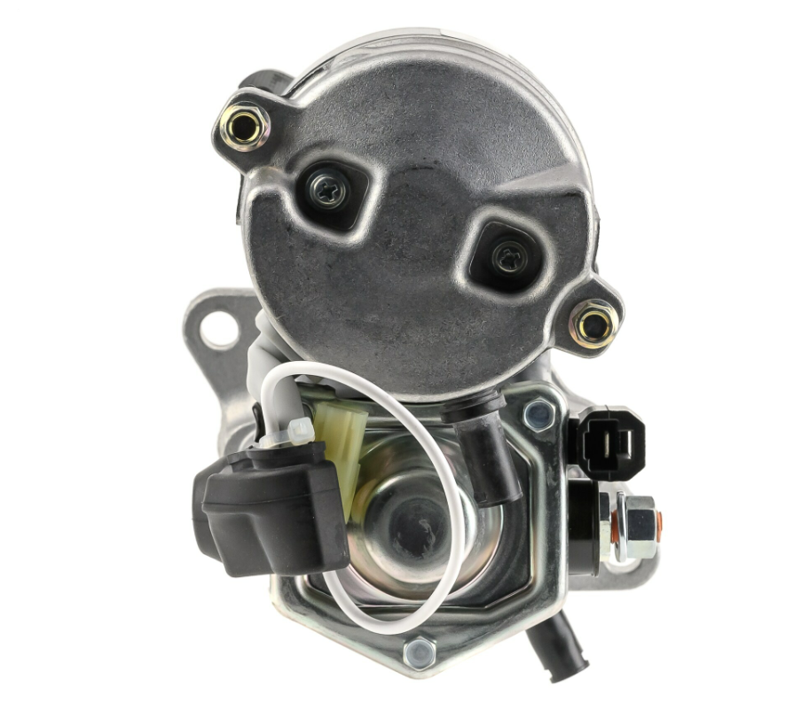Denso gear-reduction tractor starter motor, 12V, 1.2kW, 9-tooth Kubota