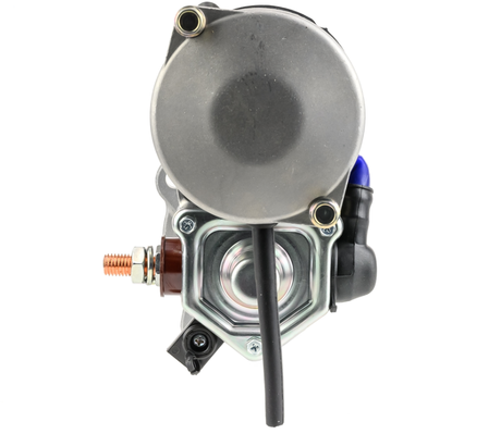 Denso gear-reduction starter motor, 24V, 7.8 kW, 10-tooth, by DGT Agri for Caterpillar and Case IH