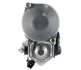 Denso gear-reduction tractor starter motor, metallic gray, 24V, 11-tooth for Caterpillar 924H
