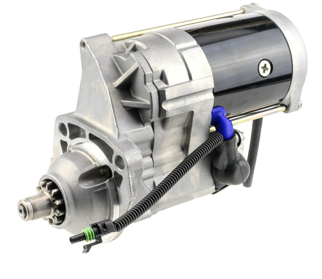 Denso gear reduction starter motor, 24V, 11-tooth for John Deere tractor