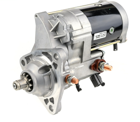 Denso gear reduction starter motor, 24V, 7.8kW, 10T, for Cummins tractor engines.