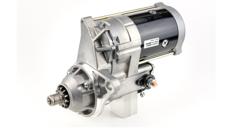 Denso gear-reduction tractor starter motor, 24V 5.5kW, 11T for Isuzu.