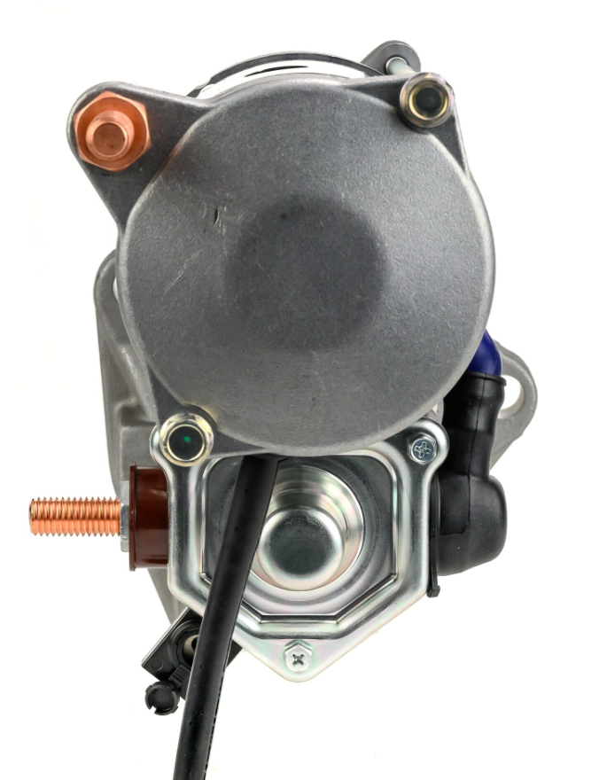 Denso gear-reduction tractor starter motor, 12V 5.0kW, Case IH