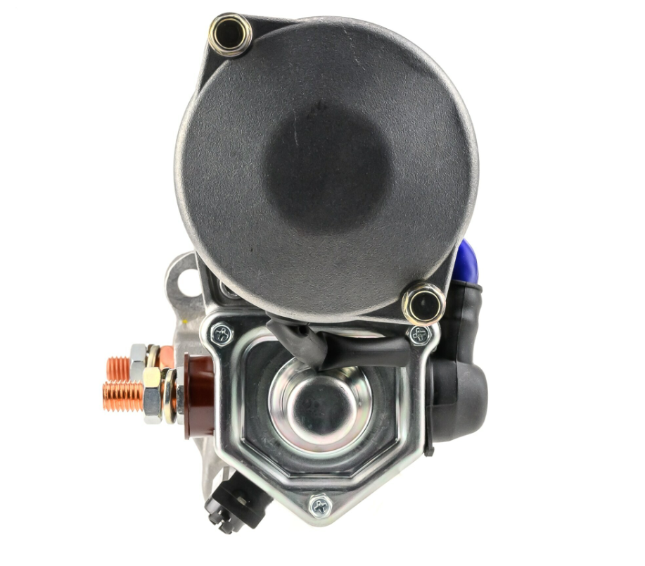 Denso gear reduction tractor starter motor with black housing, 12V 4.8kW for John Deere 6068