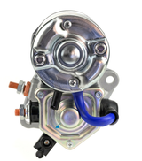 Denso gear reduction starter motor, 12V, 2.5kW for Cummins with metallic housing and blue lead