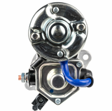 Denso 24V starter motor for Komatsu, 4.5kW, blue lead, 10-spline gear