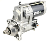 Denso gear reduction starter motor, 24V, metal housing, machinery starter.