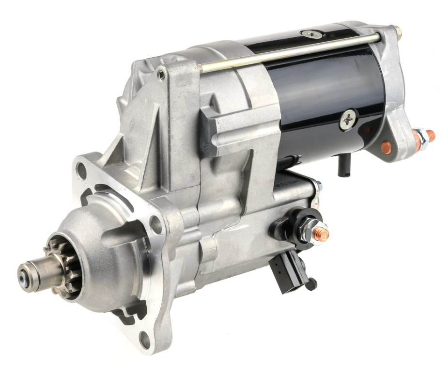 Denso gear-reduction starter motor, 24V, 7.8kW for Cummins engines