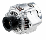 Denso alternator, silver body with black pulley, 14V 140A for John Deere 8000-9000 series