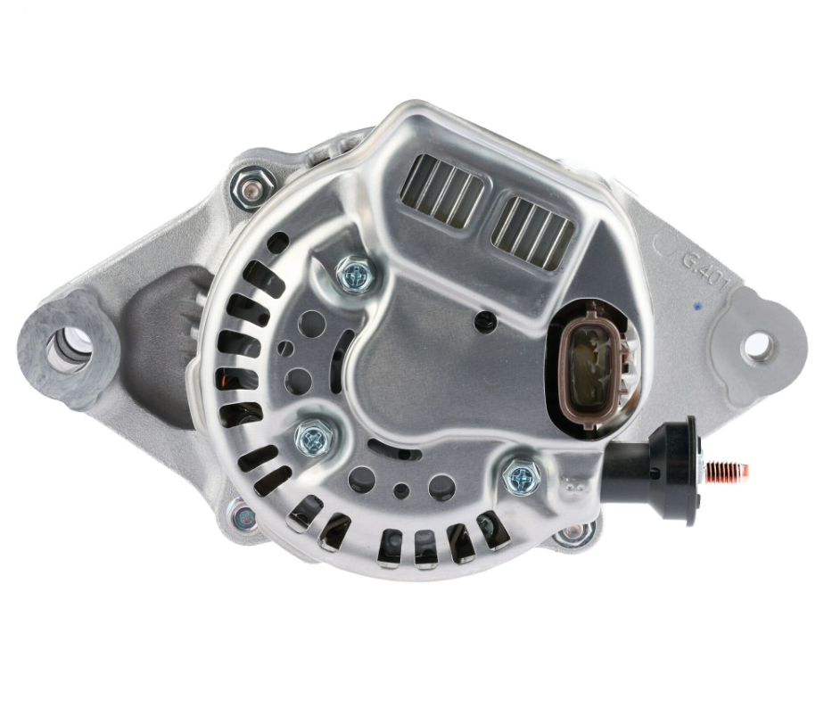Denso alternator, silver aluminum housing, 14V 40A