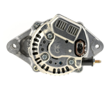 Denso alternator, 14V 60A for Komatsu machinery; silver metal housing