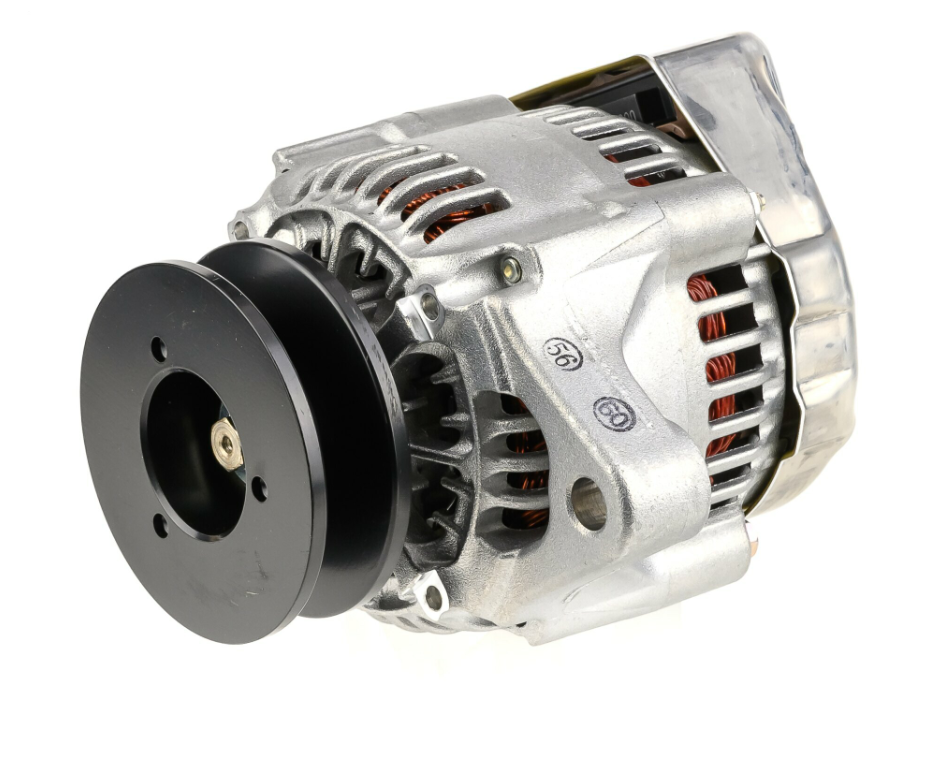 Denso alternator, 14V 35A, aluminum housing with black pulley