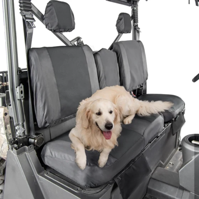 Seat cover kit for CFMoto U10 Pro 2025 by Agrihealth, gray, complete set