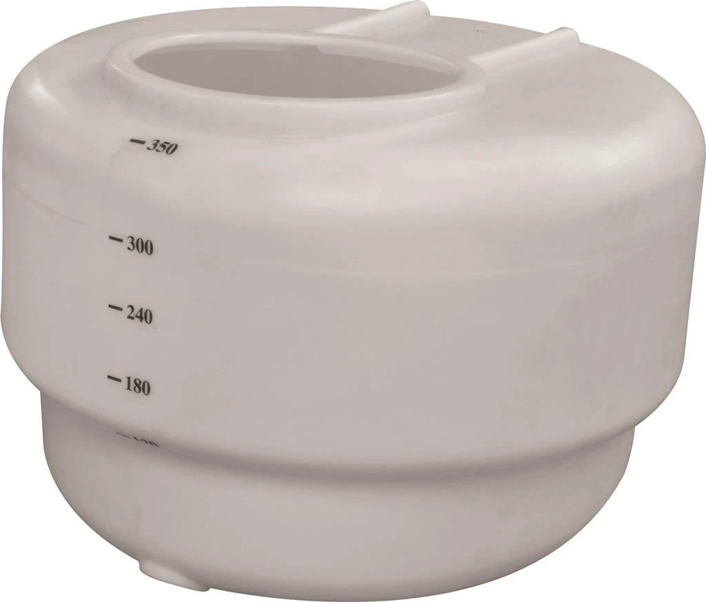 JFC Agri 340L Milk Kart Body tank; white plastic with measurement marks