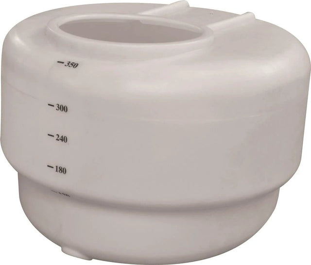 JFC Agri 340L Milk Kart Body tank; white plastic with measurement marks