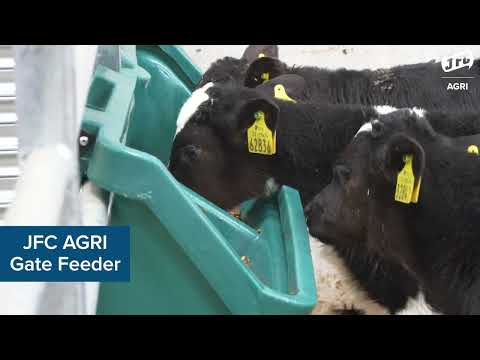 JFC GFT 4ft Gate Feed Trough | 45L | Polyethylene | Indoor & Outdoor