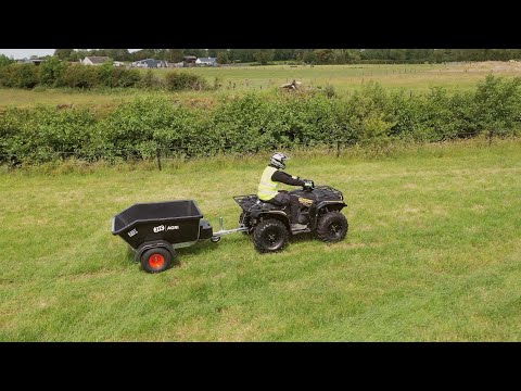 JFC Agri ATV Hydraulic Tipping Trailer Black 500kg Capacity | Not For Highway Use | ATV500T-3