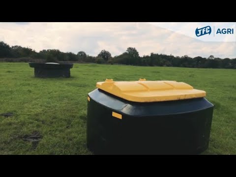 JFC Agri Cubic Metre Meal Bin 1000L Green Lockable | Car Trailer Compatible Storage Bin | CMB04-G