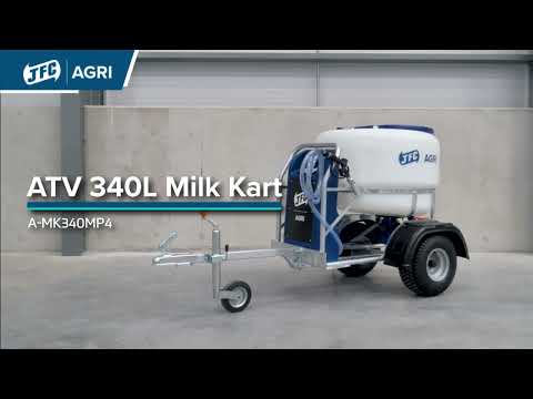 JFC Agri New Generation ATV Milk Kart Mixer and Pump 340L | HMI Control Screen | NGATV340