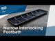 JFC Agri 2.5m Interlocking Cow & Sheep Footbath Smooth Base | Hoof & Claw Disease Treatment | FB7