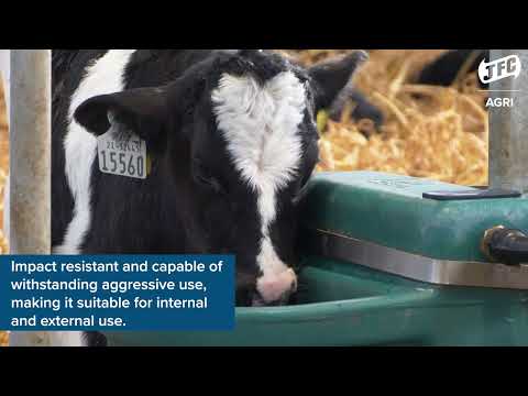 JFC Agri Conventional Drink Bowl 16L Green | Livestock Water Bowl with Brass Float Valve | DBL