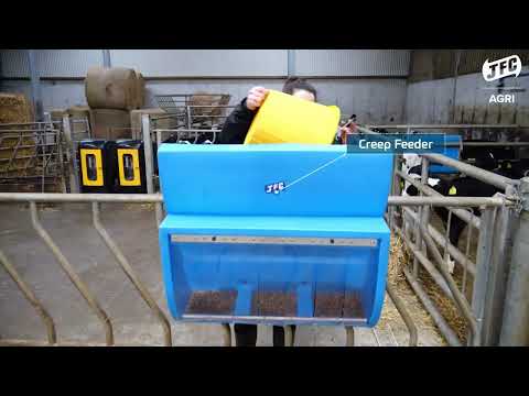 JFC Agri Compact 40kg Mini Creep Feeder Ad-Lib Calf & Young Livestock Feeder | CF80