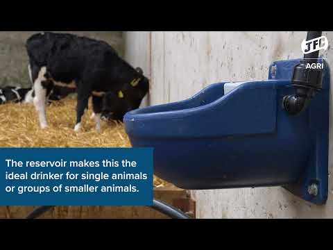 JFC Agri Micro Drink Bowl Green Twin-Wall Construction Polycarbonate Lid | Opella Valve Livestock Drinker | DBL4-G