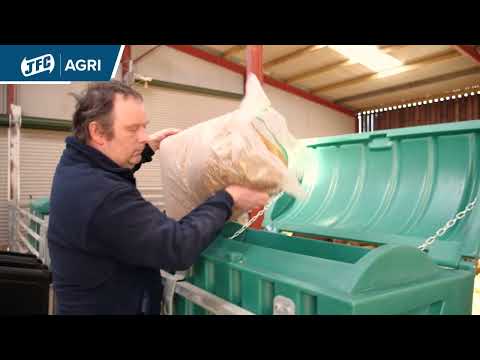 JFC Agri Creep Feeder 60kg | Ad-Lib Livestock Meal Feeder with Hinged Lid | CF150
